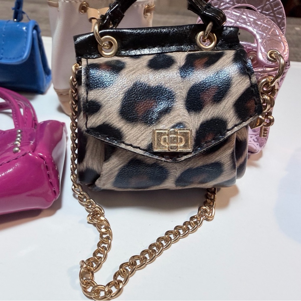 Mini brands fashion Mini Handbag Set - Pink, Blue, Leopard - Picture 3 of 10